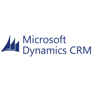 Produktlogo Microsoft Dynamics CRM. © Microsoft 2023, die CRM Lösung mit besten B2B Daten von beDirect